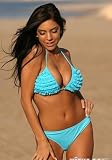 Sky Blue Ruffle Bikini