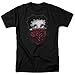 Trevco Boop-Bandana & Roses - Short Sleeve Adult 18-1 Tee - Black44; 4X
