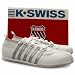 K-swiss Tibana Y Trainers - 5 Uk - White & Silver - Leather