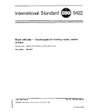 ISO 5422:1982, Road vehicles - Anchorages for towing ropes, cables or bars
