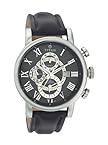 Titan Black Steel Chronograph Watch-NA9234SL02