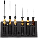 Wera 1578 A/6 Electronics Screwdriver Set and Rack, 6-Piece Set [並行輸入品]