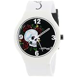 Ed Hardy Mens SM-WB Spectrum White Black Watch