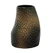 Handcrafted Chocolate Brown Abstract Terracotta Vase