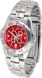 Nebraska Sport Anonized Women's Steel Band Watch