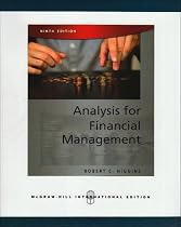 Analysis for Financial Management with S&P bind-in card