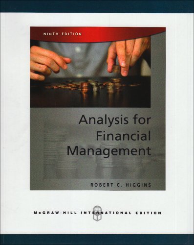 Analysis for Financial Management with S&P bind-in card by Robert C. Higgins