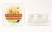 Baby Keepsake: Orange Falling Leaves Design Personalized Lip Balm Mini Tubs with SPF1 (Set of 50)