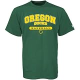 Russell Oregon Ducks Green Baseball T-shirt