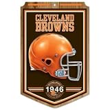 Cleveland Browns Year Established Wood Sign