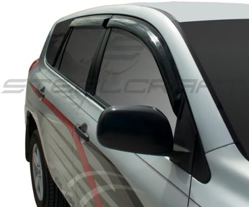 Steelcraft 07-12 Toyota FJ Cruiser (2pc) Window Visor, Smoke