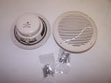 (PAIR) TWO NEW WHITE WATERPROOF MARINE BOAT SPEAKERS 50 WATTS EACH / 4 OHMS