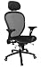 Super Mesh Chair - Black Finished Professional Chair Featuring Solid Metal Construction [CP-A118B01-BK-GG]