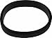 Negative Ionen-Armband aus Silikon/Titanium, schwarz