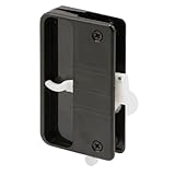 UPC 049793001085 product image for Prime-Line Products A 108 Screen Door Latch and Pull with Security Lock, Black P | upcitemdb.com