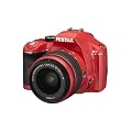 Pentax K-x 12.4MP Digital SLR with 2.7 inch LCD and 18-55mm f/3.5-5.6 AL Lens (Red)