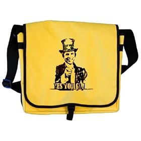 Uncle Obama "Yes You Can" Messenger Bag