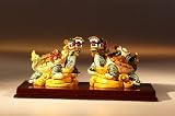 Bonsai Boy’s Two Dragon Turtle Miniature Figurines5.0″x2.5″