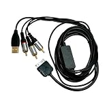 Audio Video (AV) cable with USB Charger for Apple iPhone/iTouch/Nano 3G