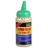 Flying Colors 2000 Premium w/Round Feeder Bottle Airsoft BBs - .12g - Glow in the Dark