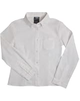French Toast Girls School Uniforms Long Sleeve Oxford Blouse with Darts