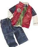 Nannette Baby Boy Three-Piece Vest Set