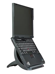 3M Vertical Notebook Stand, Ergonomic, 3 Inch Vertical Adjustment, Black