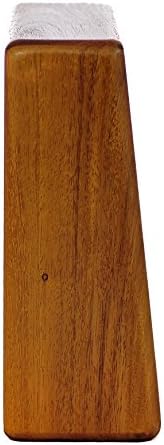 Acacia Wood Sunglasses Holder Tower for Regular or Large-Sized Glasses - Free Standing - Three Charcoal Suede-Covered Shelves + Box Top Shelf