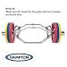 Hampton Multi-Hex International Dead Lift / Shrug Bar w/ Hi-Lo Handles and Rock & Rack - for Olympic Weight Plates