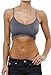 ToBeInStyle Women's Spaghetti Sports Tank Top Bralette w/o Padding or Underwire