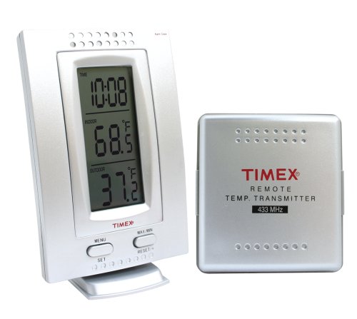 Timex TX6490 Wireless Thermometer with Alarm Clock