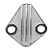 Search Our Specialty Mall : Fuel Pump Block-Off Plate Chrome Plated Steel