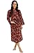 Alexander Del Rossa Women's Flannel Cotton Bathrobe Robe