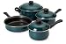 Kitchen & Housewares : CSB Brands 7 Piece La Grande Coupe Non-Stick Pot Set Hunter Green