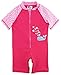 Sweet & Soft Baby Girls Swimwear Animal Print One Piece Swim Rashguard Sunsuit