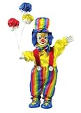 Clown Motion Musical Figurine Holding Balloons