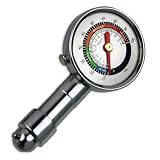 Pocket Dial Tire Air Pressure Gauge 100 PSI Metal Body - Lifetime Warranty