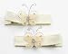 Dancing Butterfly Hair Clip Pair - Yellow