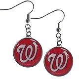 MLB Washington Nationals Charm Dangle Earrings