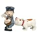 Westland Giftware Mwah Magnetic Mailman and Dog Salt and Pepper Shaker Set, 3-3/4-Inch