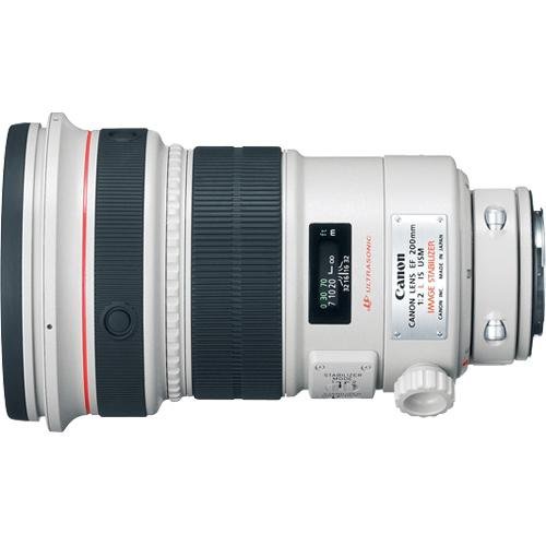 Canon EF 200mm f/2L IS USM Telephoto Lens for Canon Digital SLR Cameras