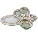 Daisy ~ Le Cadeaux Melamine Italian Pottery Ceramic design Dinnerware:Plate,Bowl,Platter