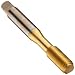 Dormer MTT-X E098 Powdered Metal Thread Forming Tap, TiN Coated, Round Shank With Square End, Bottoming Chamfer