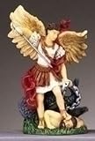 St. Michael Patron Saint Statue - 3.5" - Ceramic Painted