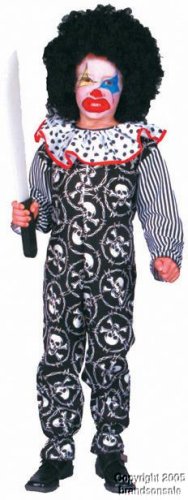 Child's Scary Clown Halloween Costume (Small 4-6)