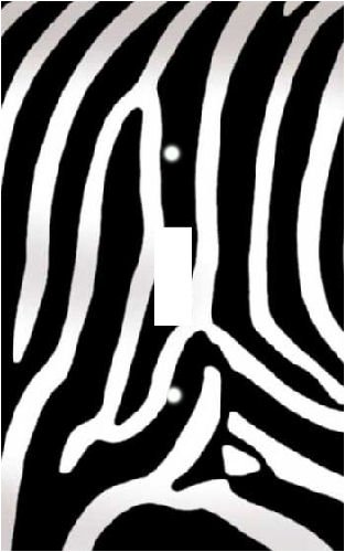 Zebra Skin Print Decorative Switchplate Cover
