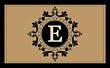 Imperial Monogram Coir Mat - E Imperial Monogram Coir Mat - E