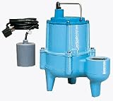 Little Giant Automatic Sewage Ejector Pump with Float Switch - 4200 GPH, 4/10 HP, 2in., Model# 509500