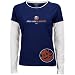 Reebok New York Islanders Ladies Navy Blue Bridget Long Sleeve Tissue T-shirt