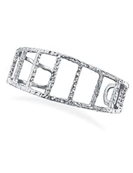 Tapered Textured Cut Out Cuff